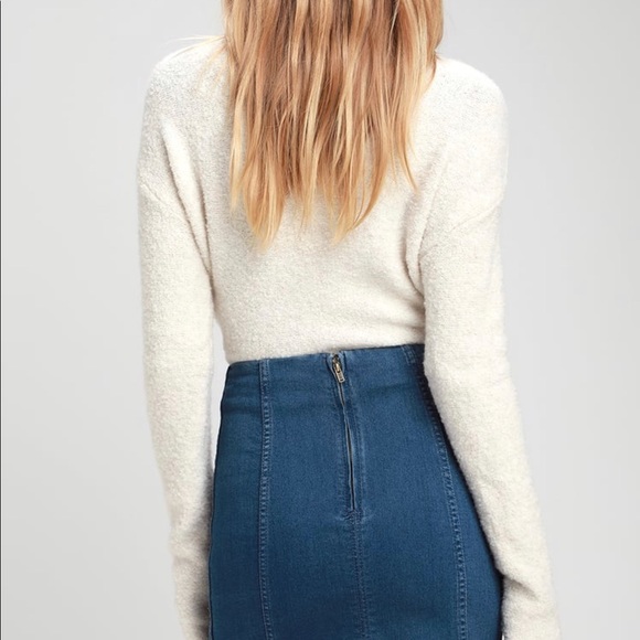 Free People Modern Femme Denim Mini Skirt - Picture 4 of 8